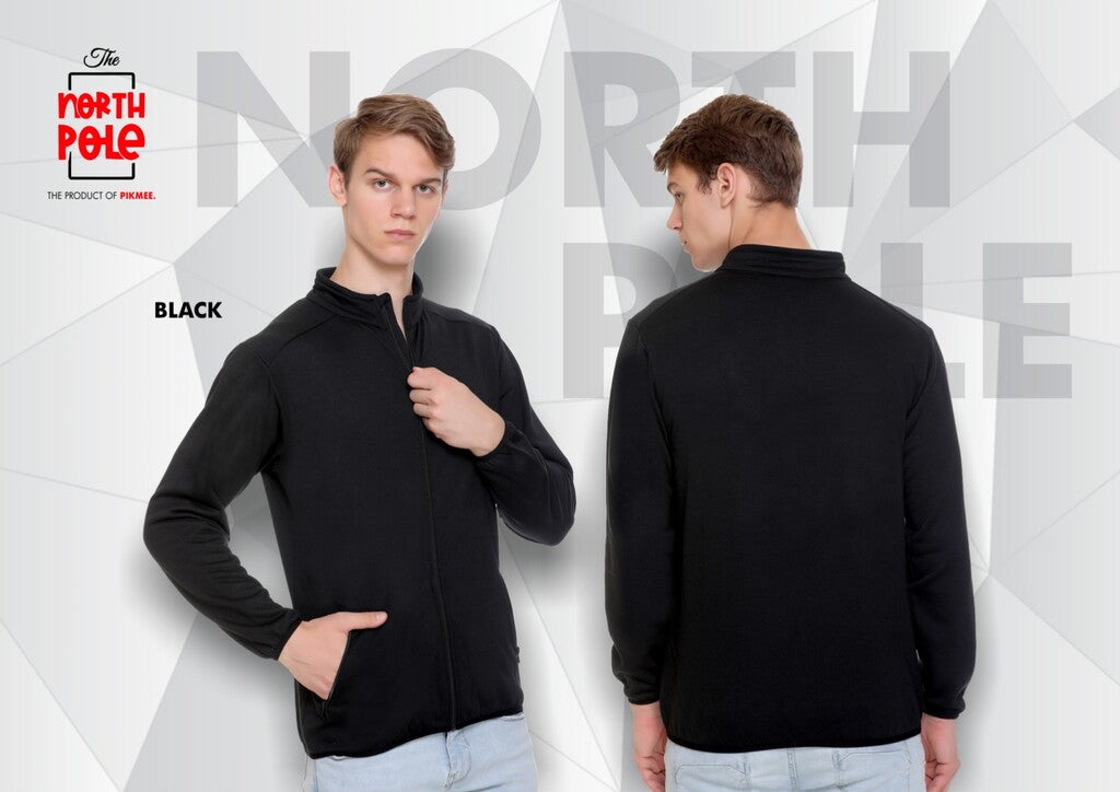 North Pole - Jacket with Zip and High Neck with Zipper Cut pocket