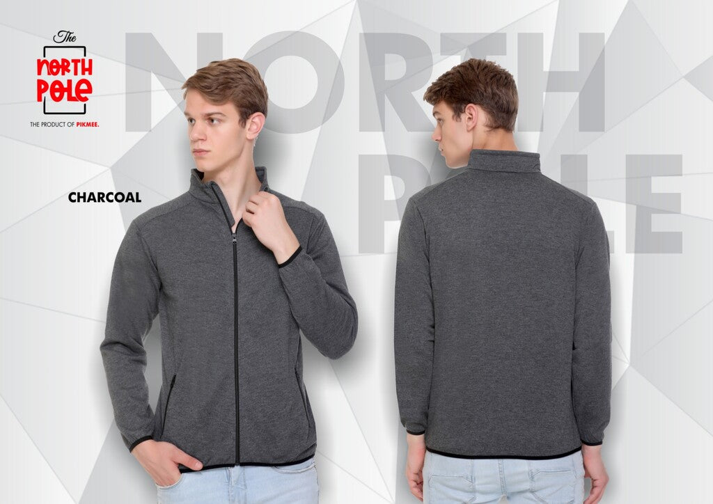 North Pole - Jacket with Zip and High Neck with Zipper Cut pocket