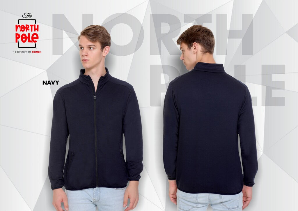 North Pole - Jacket with Zip and High Neck with Zipper Cut pocket