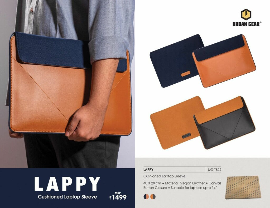 LAPPY - Attractive Cushioned Laptop Sleeve