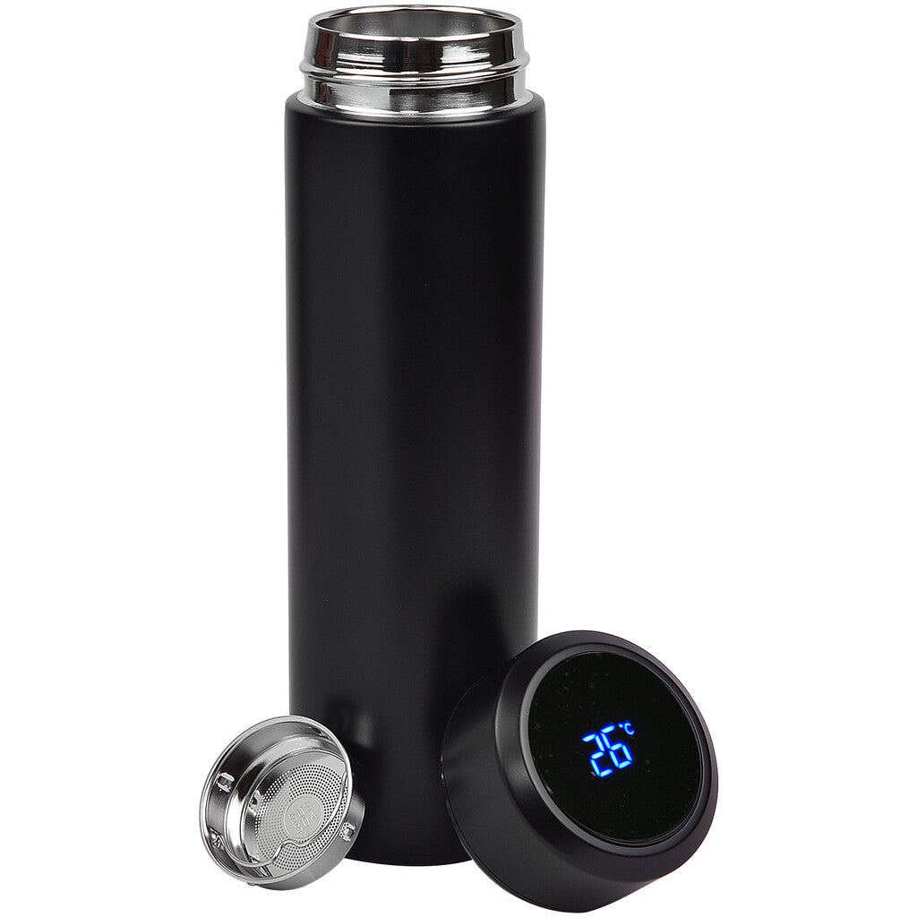 Hot and Cold Smart Vacuum Flask with Temperature Display - 500 ML