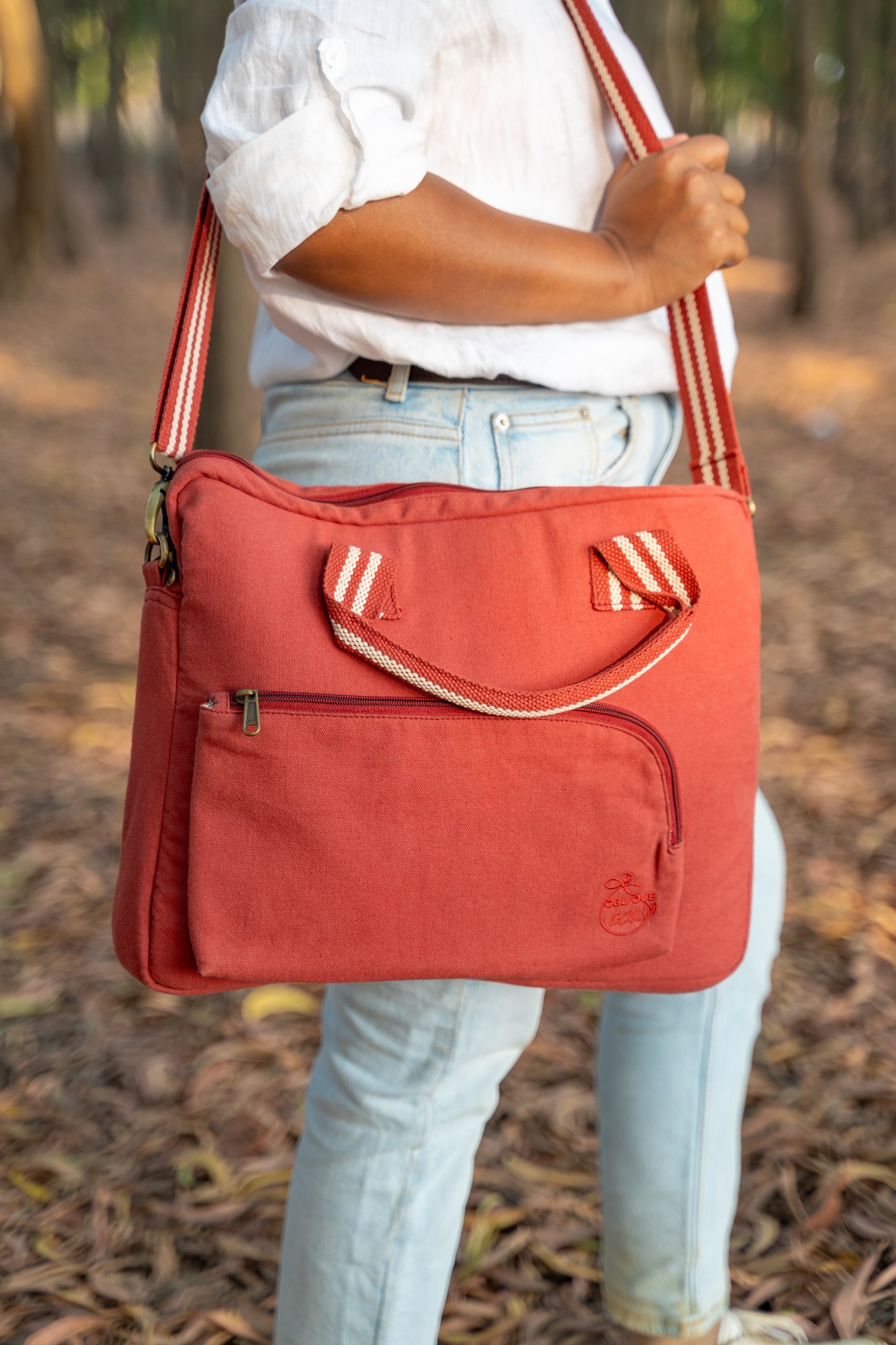 Rush Eco - Laptop Messenger Bag - Light Marron