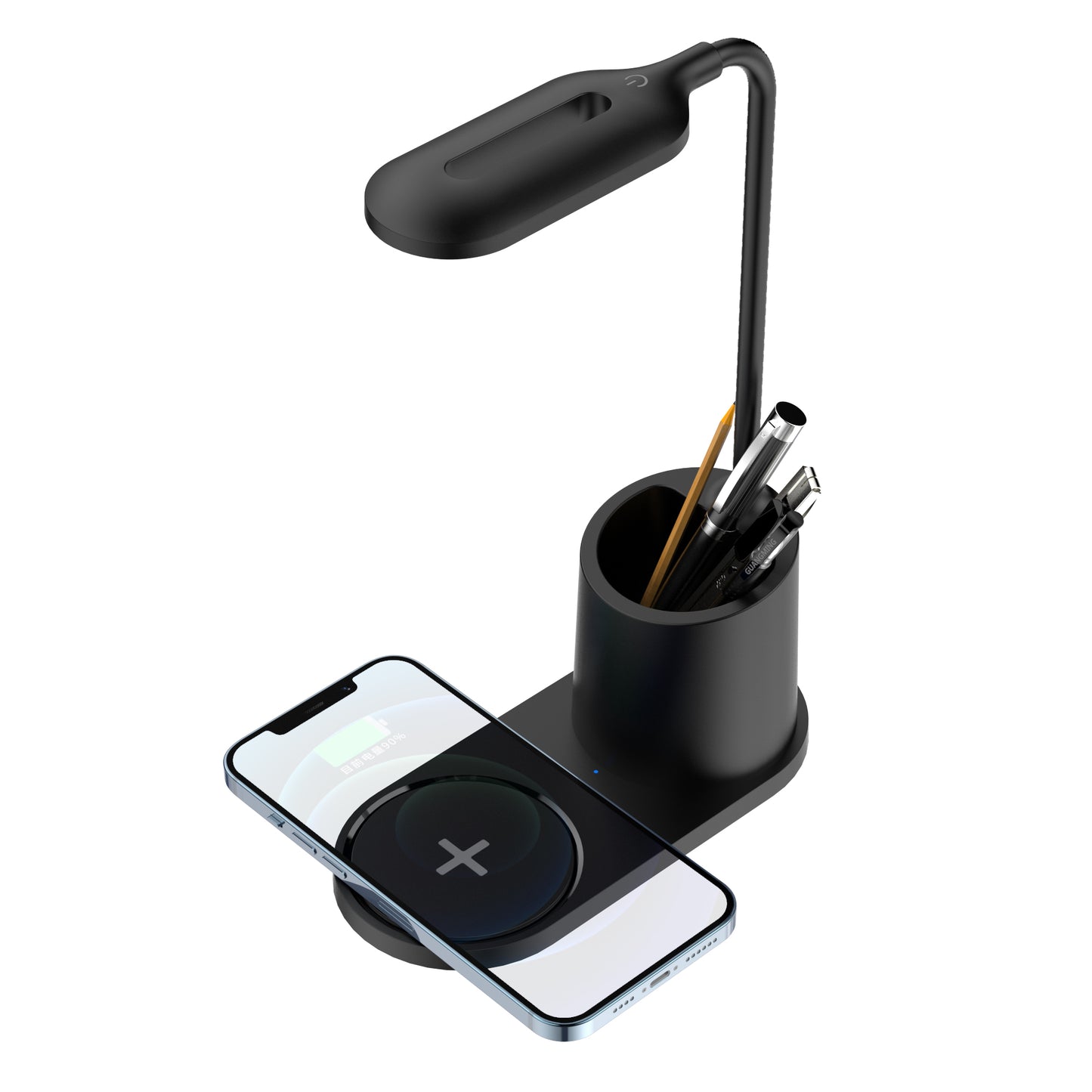 Thunder - LED Touch Lamp with Wireless Mobile Charging