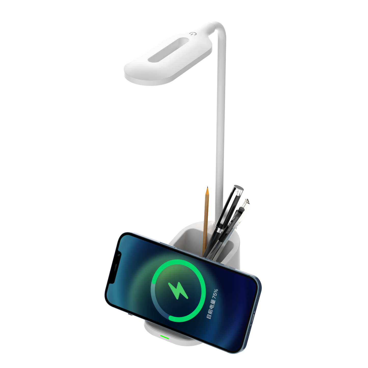 BOLT - LED Touch Lamp with Wireless Mobile Charging