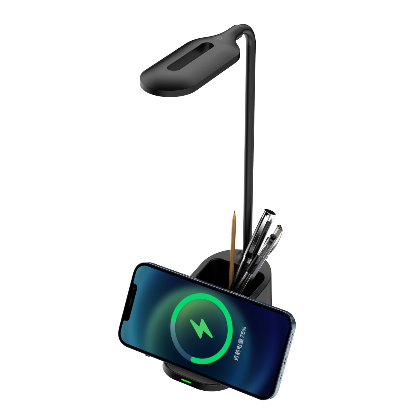 BOLT - LED Touch Lamp with Wireless Mobile Charging