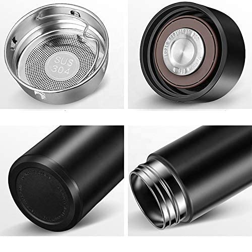 Hot and Cold Smart Vacuum Flask with Temperature Display - 500 ML