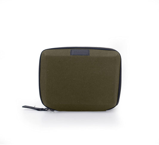 Ally Canvas - Tech Pouch- Olive