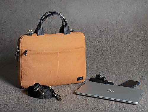 Denver - Laptop Messenger Bag - Khaki