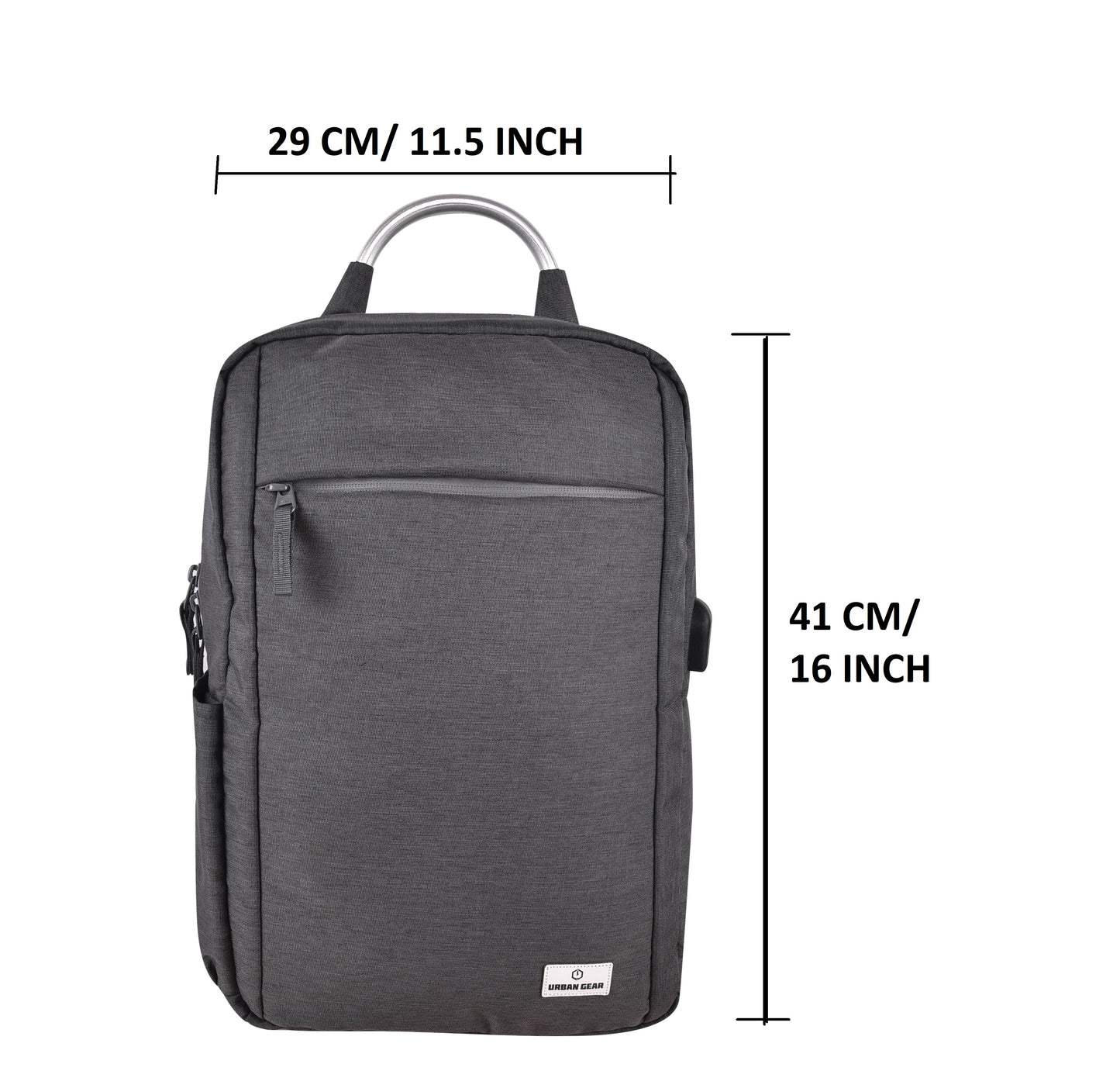 Padded Laptop Backpack with Aluminium handle & USB Charging