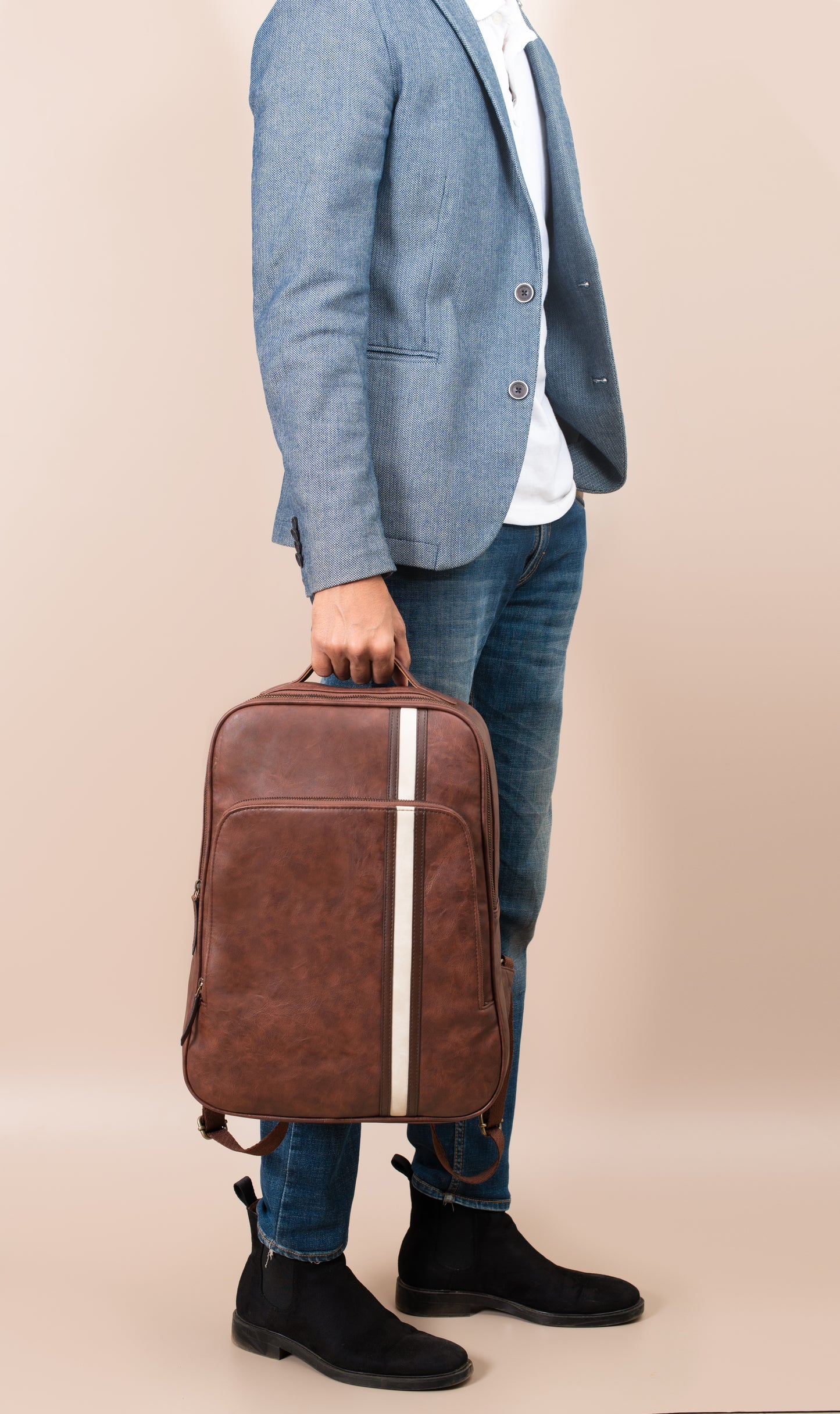 Phoenix - Laptop backpack - Tan