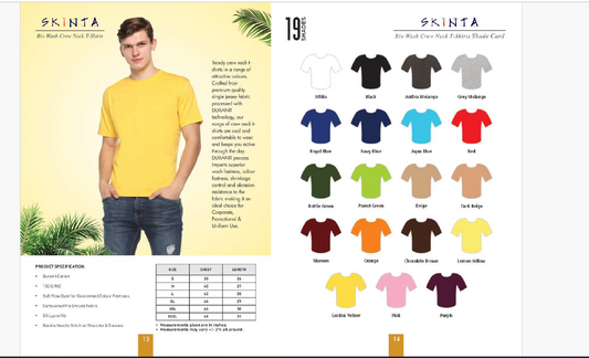SKINTA - Bio Wash Crew Neck T-Shirt