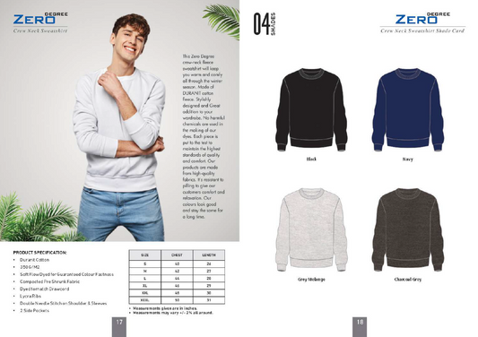 Zero Degree - Crew Neck Sweatshirt