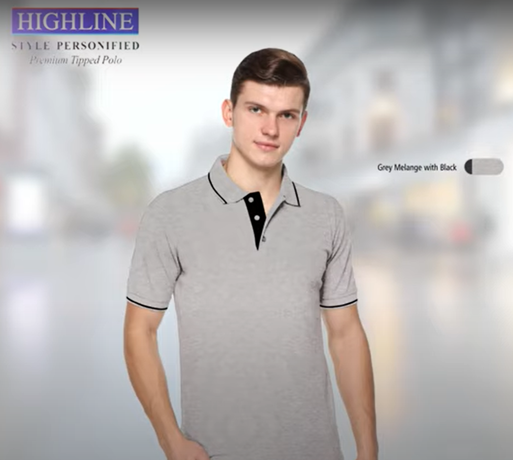 HIGHLINE - Premium Tipped Polo T-Shirt