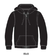 Polaris - Premium Hoodie Sweatshirt with Front Zip and Pockets