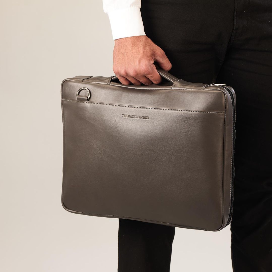 Miller Laptop Bag - Grey