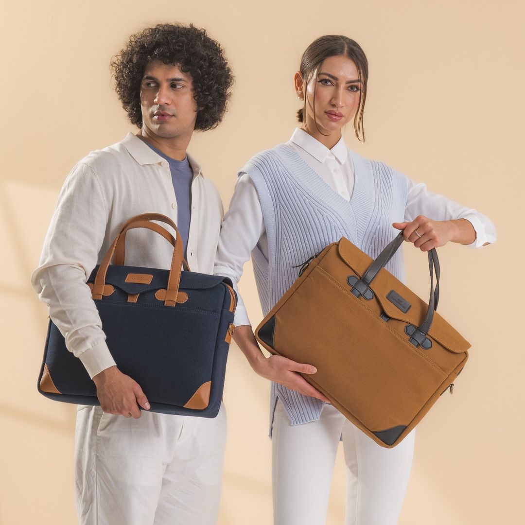 Edward Laptop Bag - Navy
