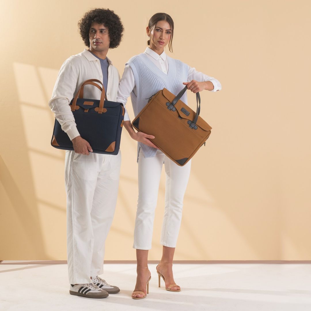 Edward Laptop Bag - Navy