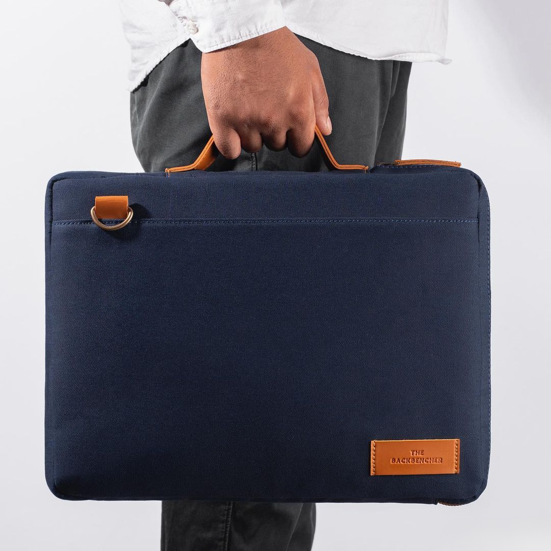 Berlin Laptop Bag - Navy