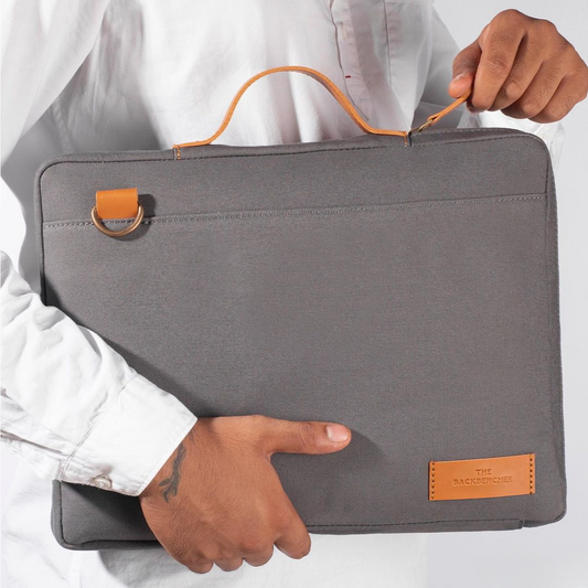 Berlin Laptop Bag - Grey