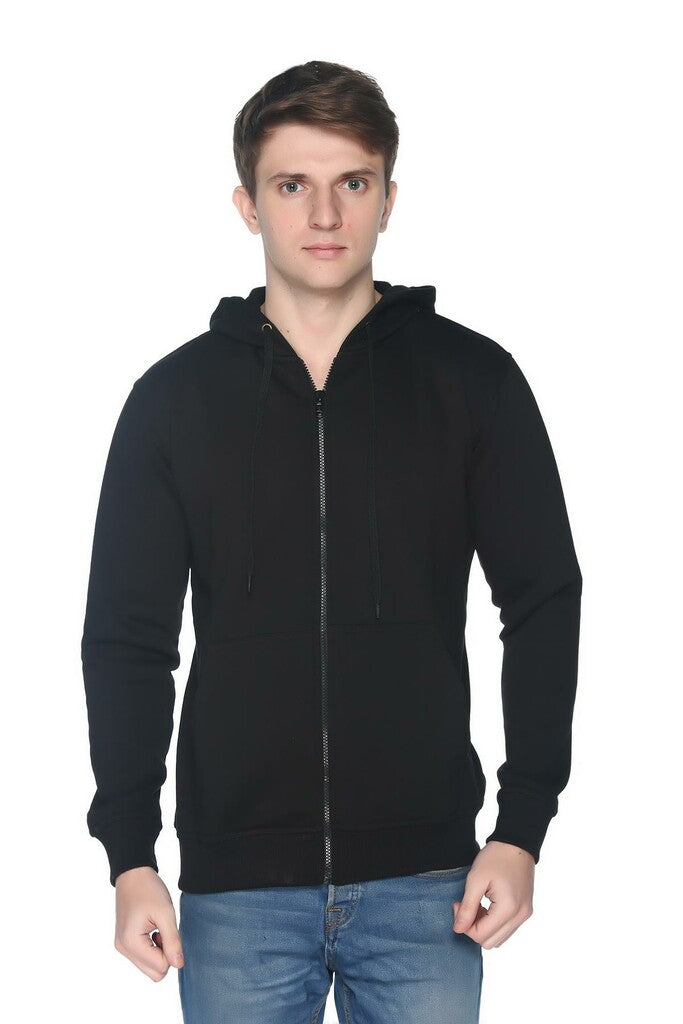 Zero Degree - Hoodie Sweatshirt with Zip and Pockets