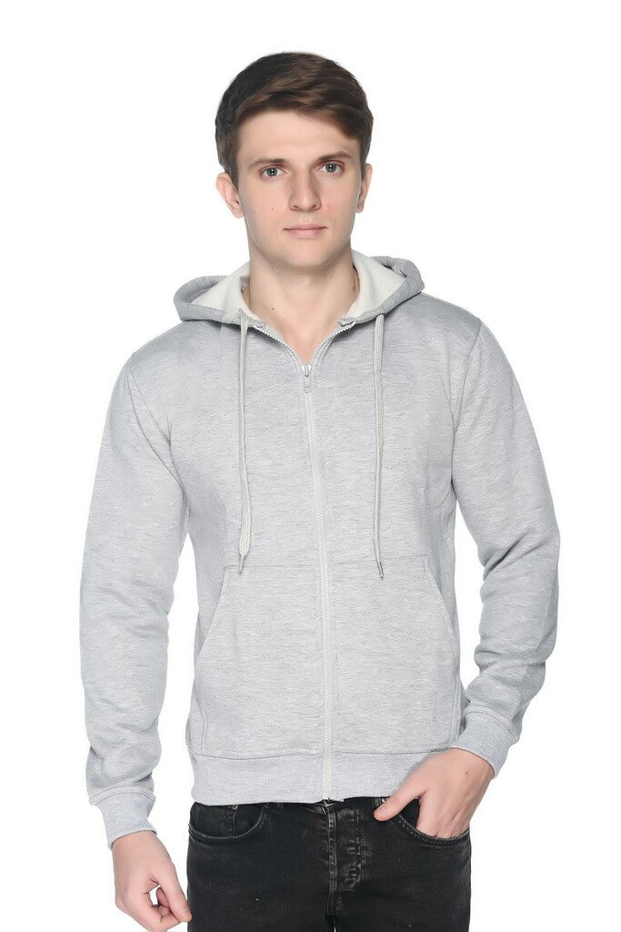 Zero Degree - Hoodie Sweatshirt with Zip and Pockets