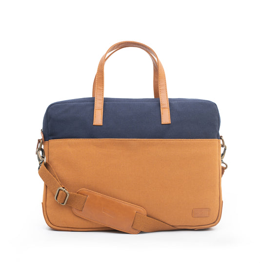 Oliver - Laptop Messenger Bag - Khaki