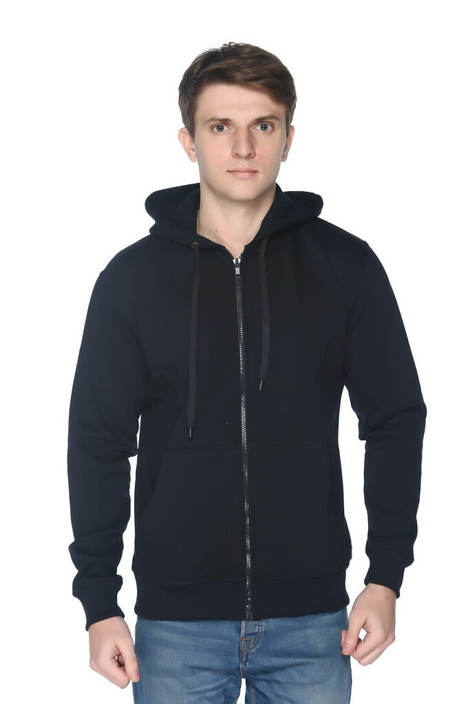 Zero Degree - Hoodie Sweatshirt with Zip and Pockets