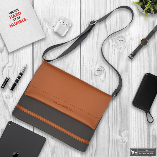 Outback Messenger Bag - Grey