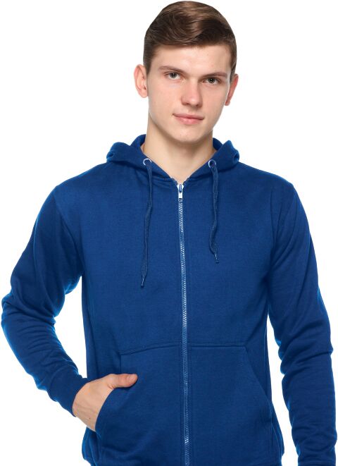 Zero Degree - Hoodie Sweatshirt with Zip and Pockets