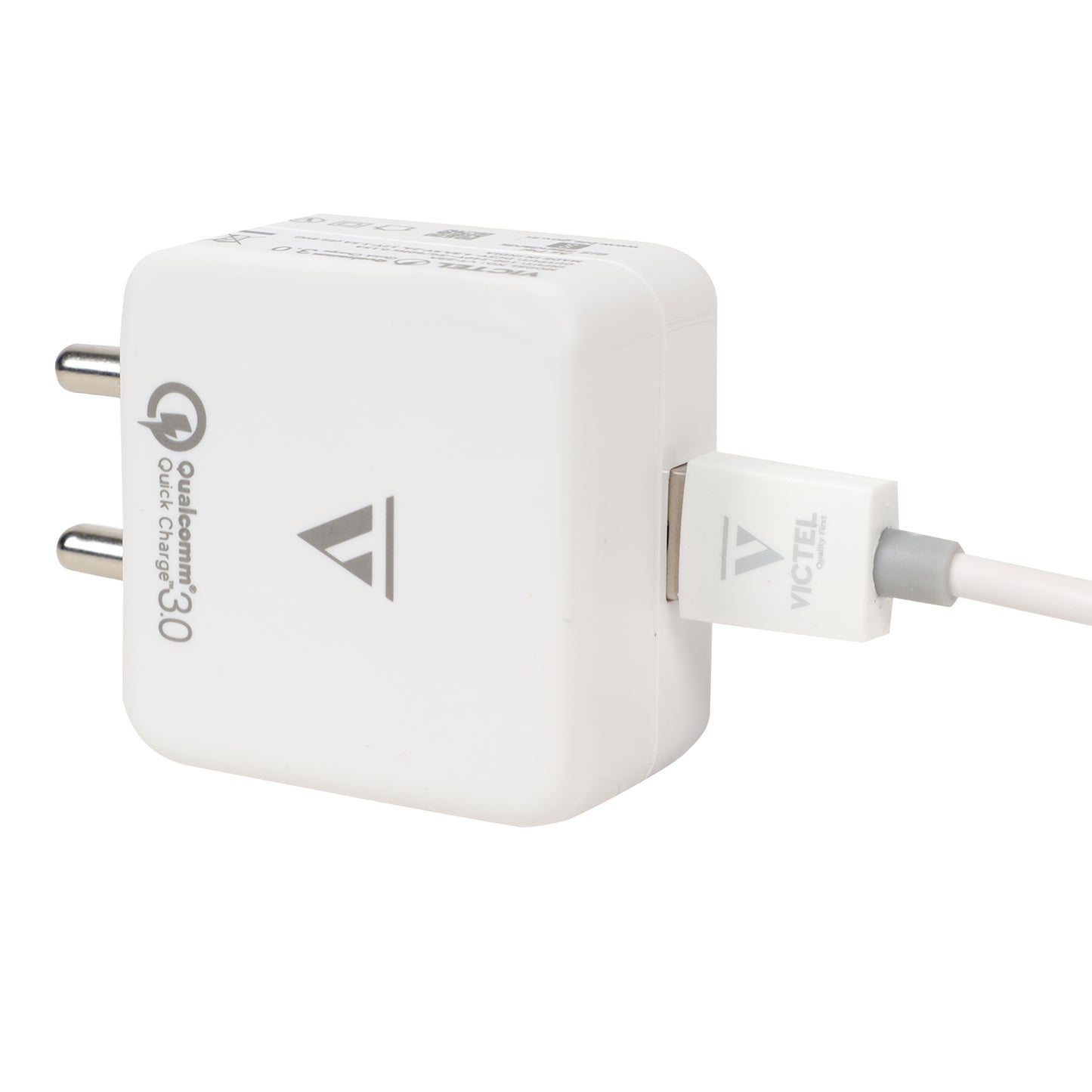VICTEL® 22.5W Wall Charger | Compact Adapter | Fast Charger | All QUALCOMM QC Products Supported