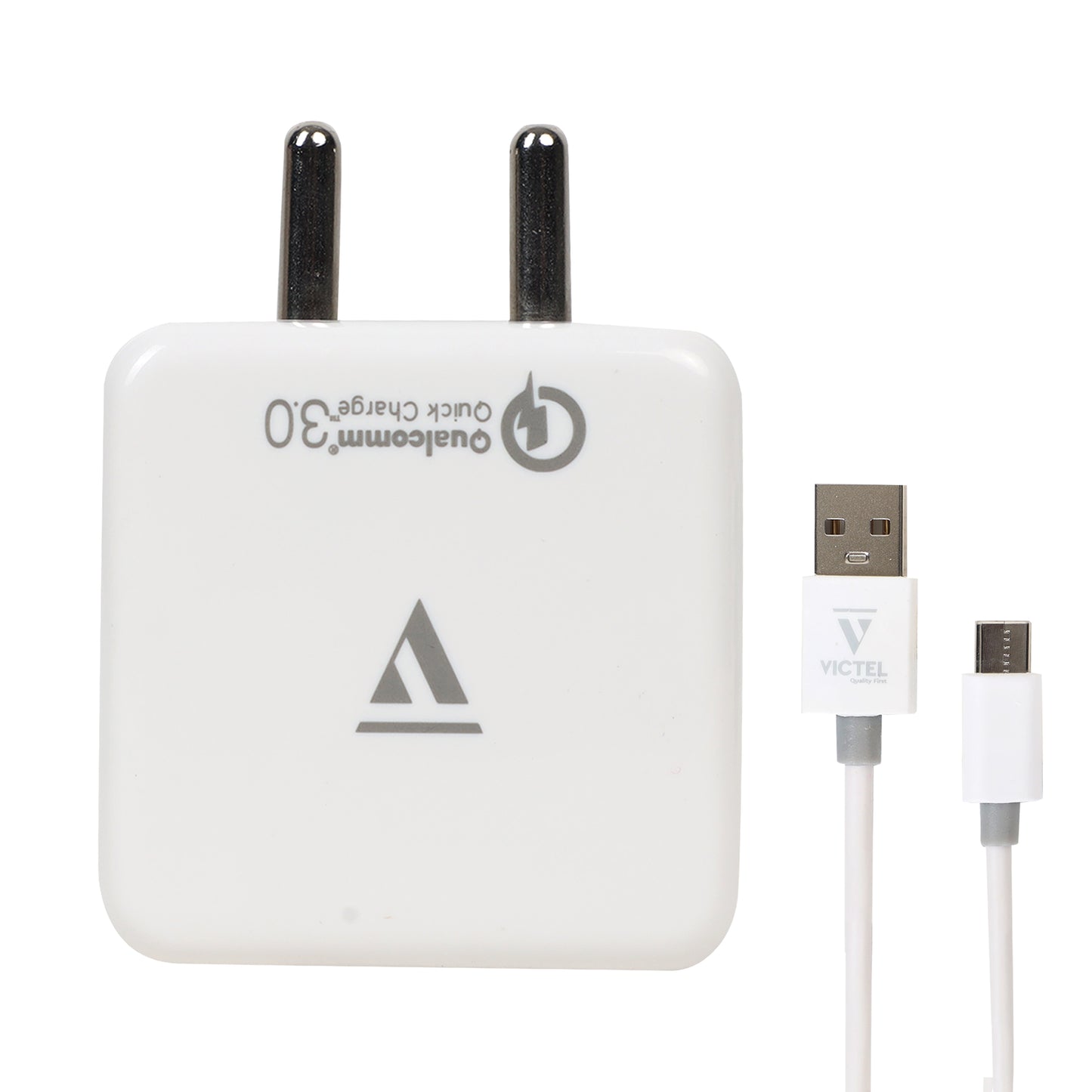 VICTEL® 22.5W Wall Charger | Compact Adapter | Fast Charger | All QUALCOMM QC Products Supported