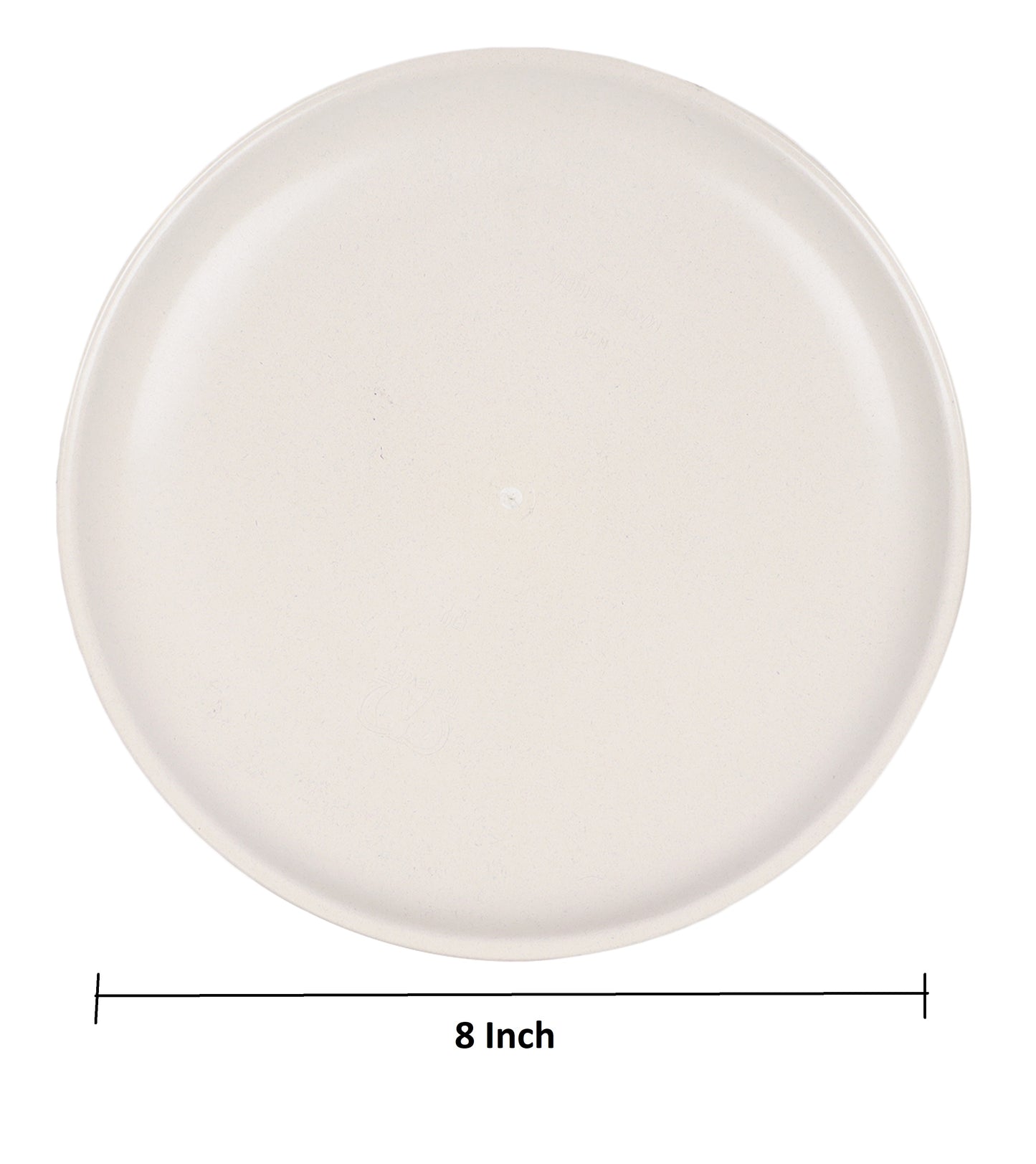Eco-Friendly, BPA Free, Food Grade Bamboo Fiber Plates (8 Inch)(Set of 3)