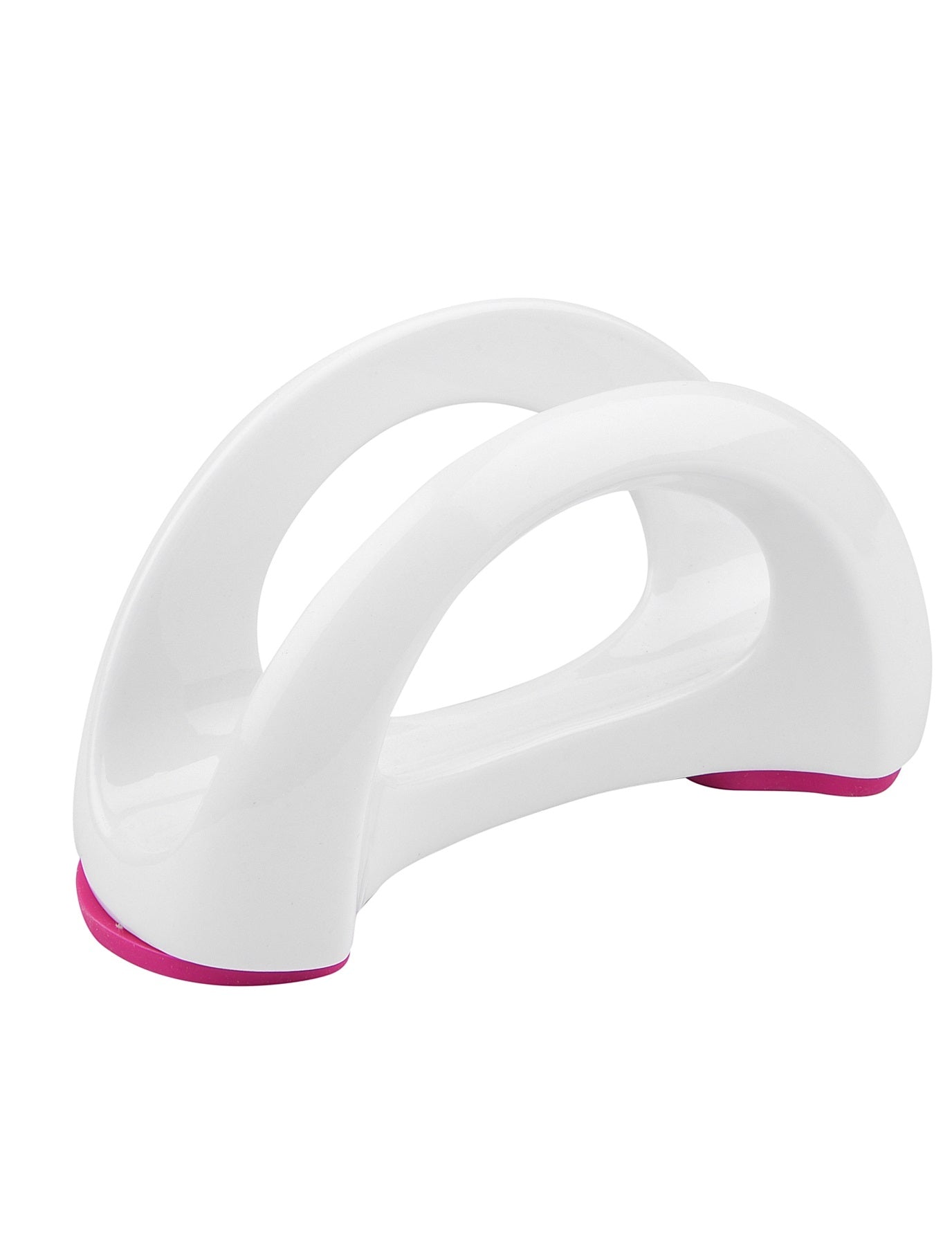 Ceramic Napkin Holder with Anti-Slip Silicone Base (Set of 1)